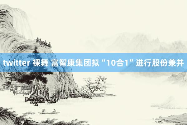 twitter 裸舞 富智康集团拟“10合1”进行股份兼并