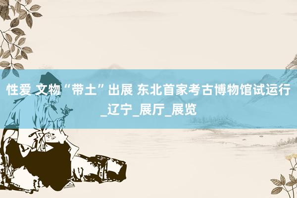 性爱 文物“带土”出展 东北首家考古博物馆试运行_辽宁_展厅_展览