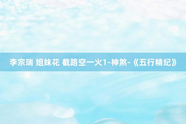 李宗瑞 姐妹花 截路空一火1-神煞-《五行精纪》