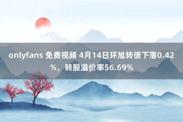 onlyfans 免费视频 4月14日环旭转债下落0.42%，转股溢价率56.69%