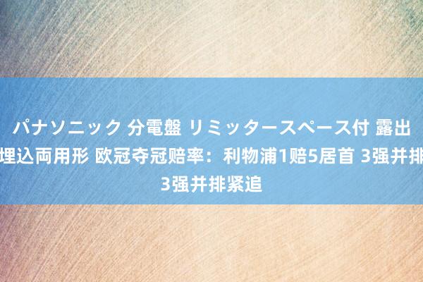 パナソニック 分電盤 リミッタースペース付 露出・半埋込両用形 欧冠夺冠赔率：利物浦1赔5居首 3强并排紧追